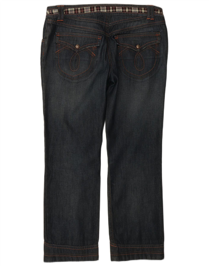 Jeans retos femininos Just Cavalli IT 44 médio W32 L27 azul marinho designer