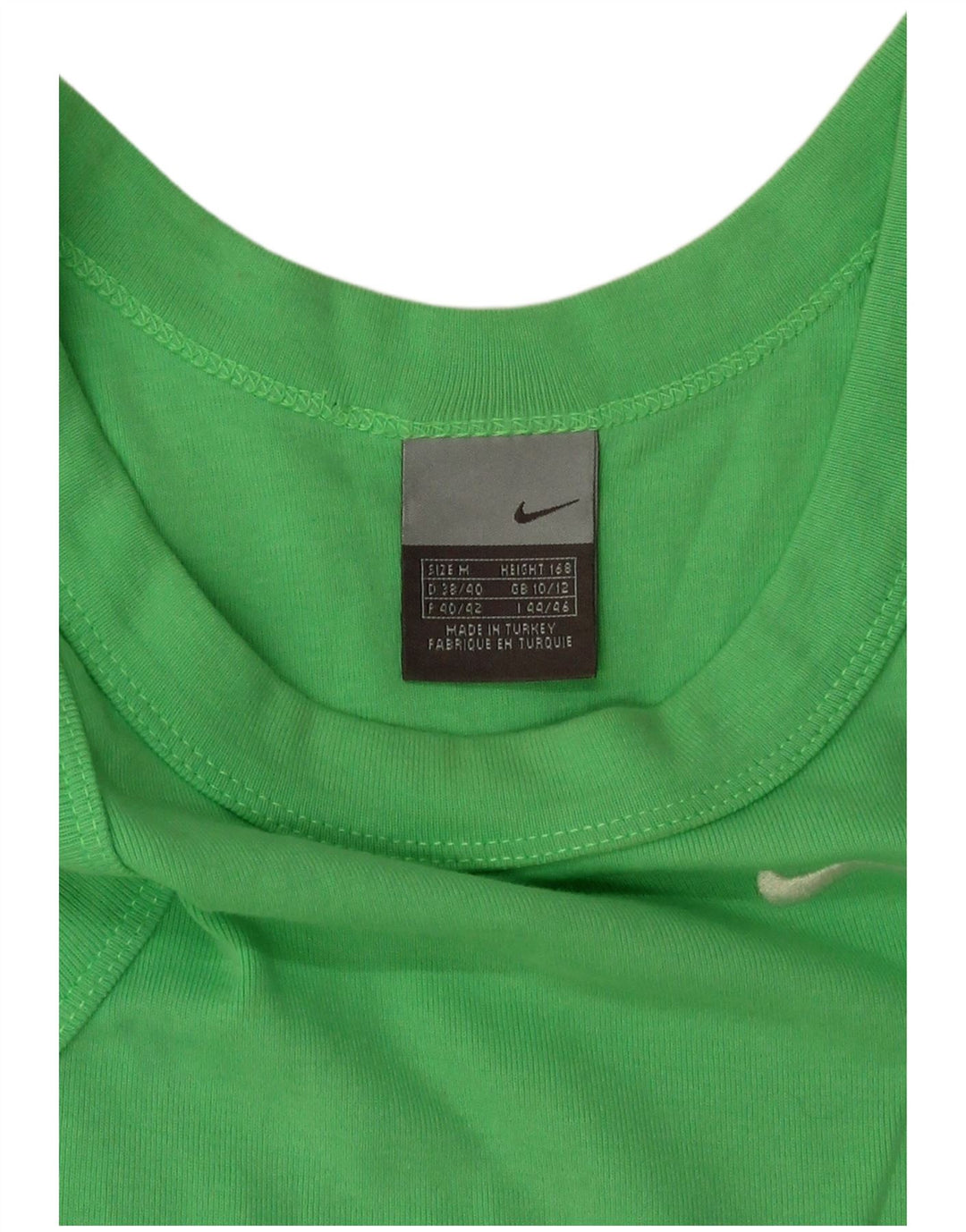 Colete feminino Nike UK 10/12 verde médio