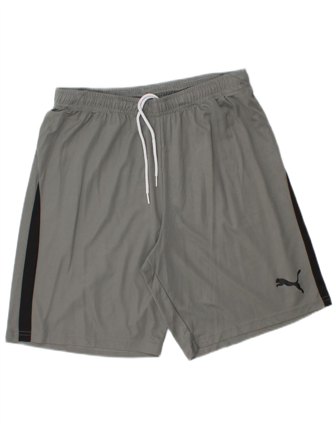 Shorts esportivos masculinos PUMA médio cinza colorblock