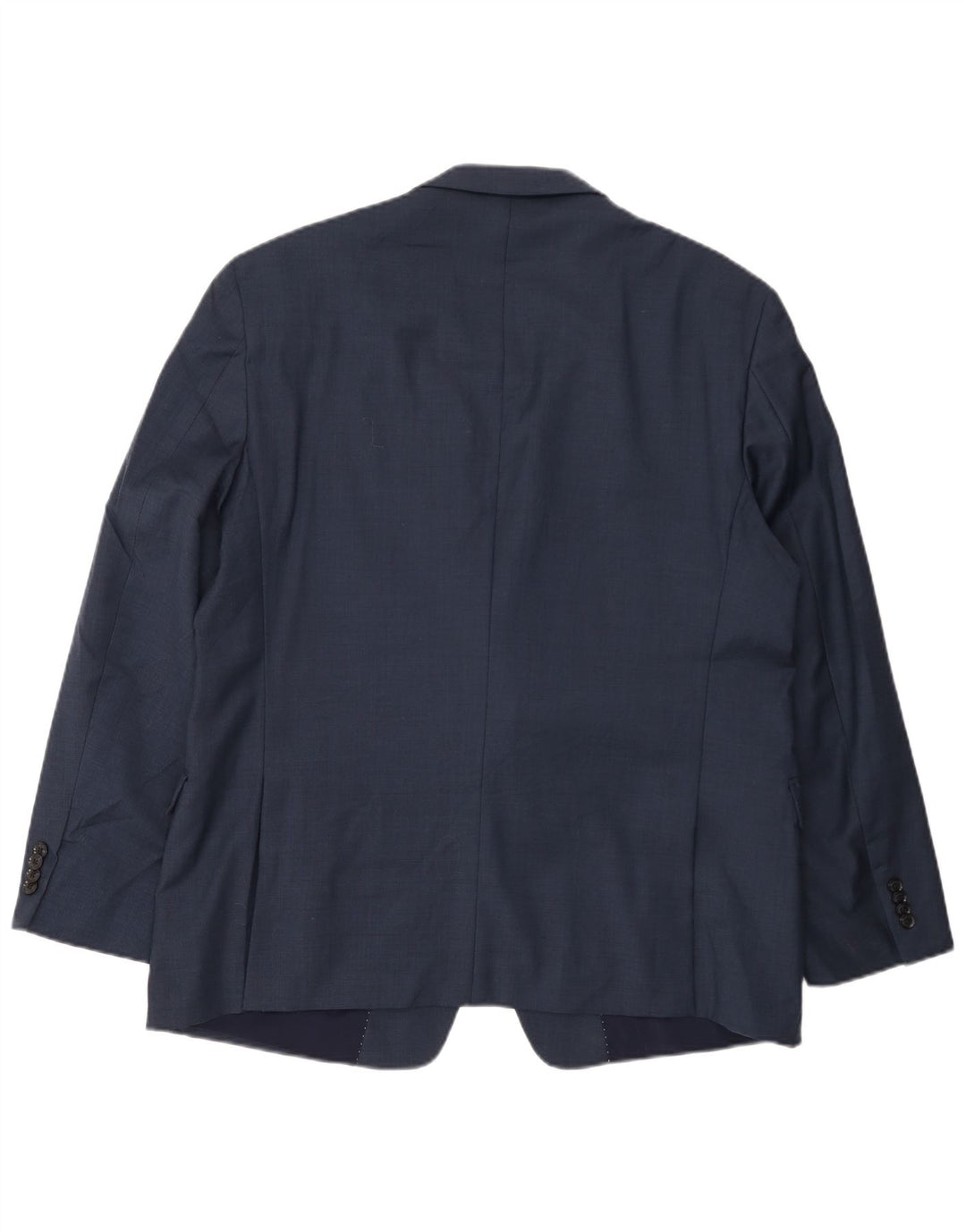 Jaqueta blazer masculina Tommy Hilfiger com 2 botões Reino Unido 46 3XL lã azul marinho