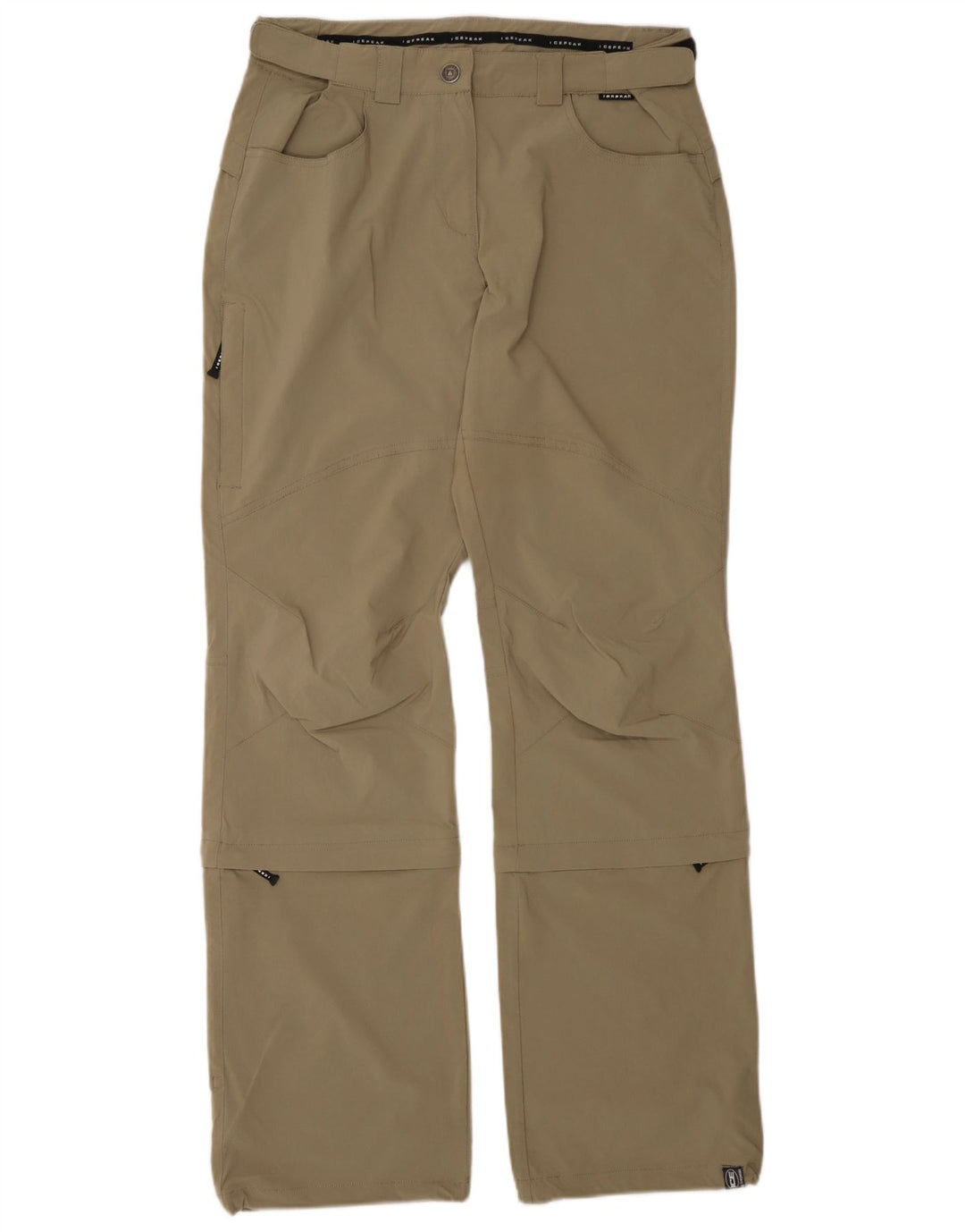 Calça cargo feminina Icepeak para caminhada UE 40 médio W30 L32 poliéster cáqui