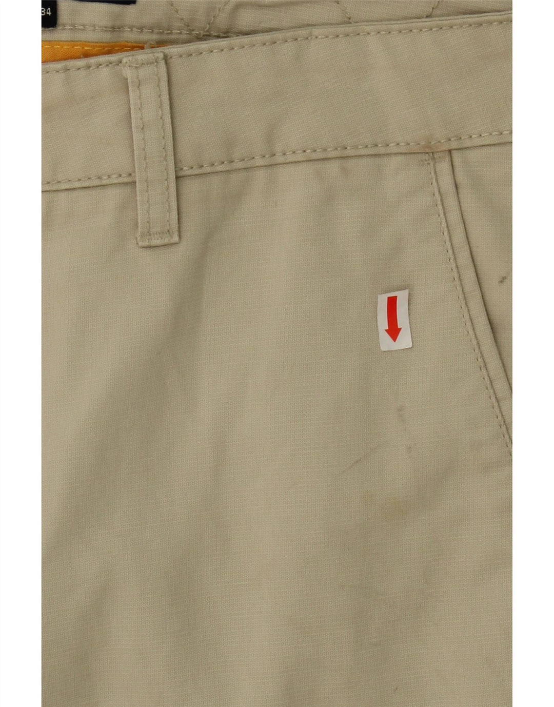 REDWOOD Mens Straight Cargo Trousers W33 L28  Beige Cotton Vintage Redwood and Second-Hand Redwood from Messina Hembry 
