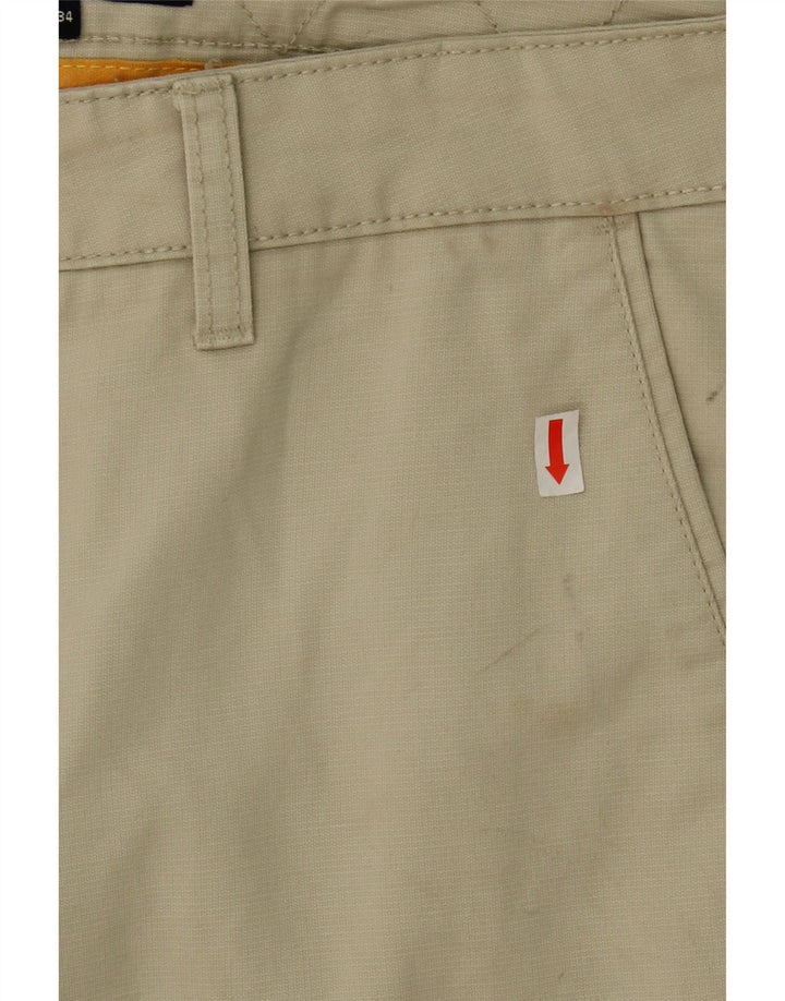 REDWOOD Mens Straight Cargo Trousers W33 L28  Beige Cotton Vintage Redwood and Second-Hand Redwood from Messina Hembry 
