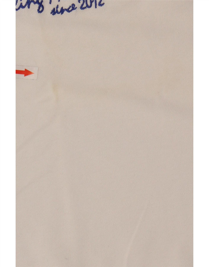 Camisa polo masculina gráfica Rhode Island grande algodão branco