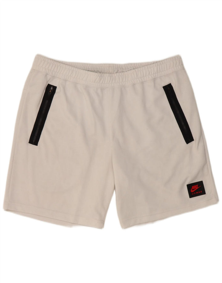 Shorts esportivos masculinos Nike 2XL poliéster branco