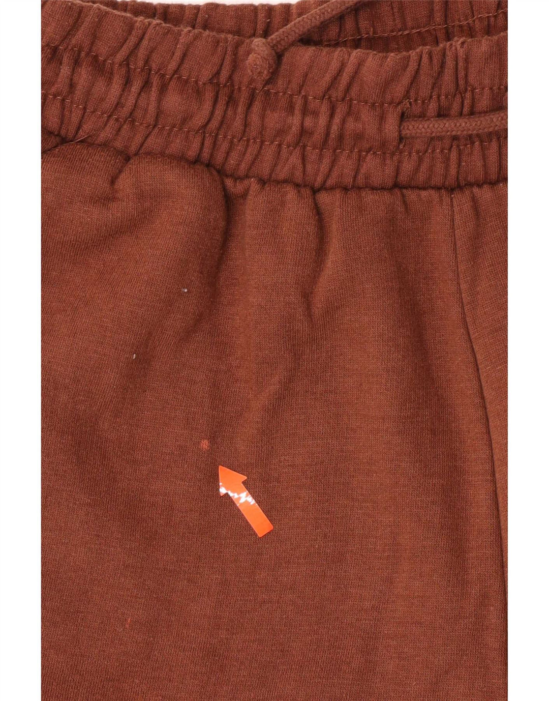 Calça de treino feminina Zara Joggers UK 12 poliéster marrom médio