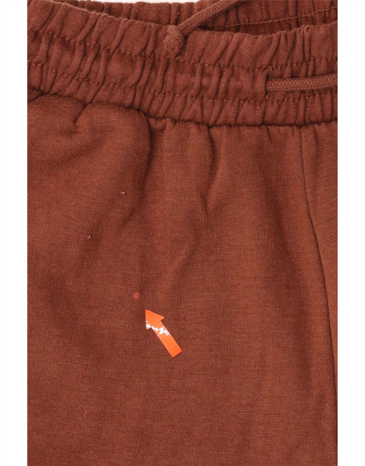 Calça de treino feminina Zara Joggers UK 12 poliéster marrom médio