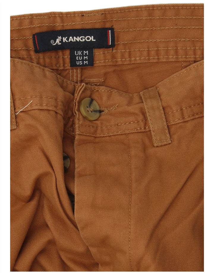 Kangol Mens Chino Shorts Médio W34 Algodão Marrom
