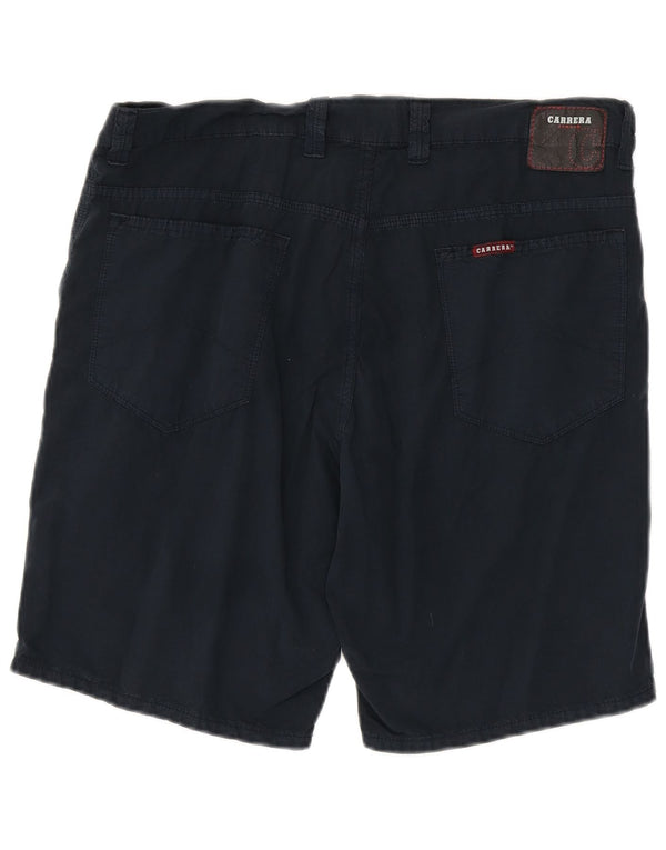 Carrera Mens Chino Shorts IT 52 XL W36 Azul Marinho Algodão