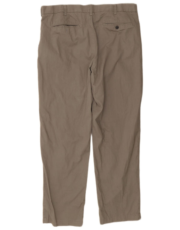 Calça Chino Masculina Marks & Spencer Regular Fit W36 L30 Cinza