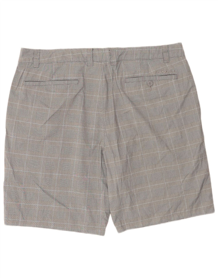 Shorts Chino Masculino O'Neill W40 XL Poliéster Xadrez Cinza