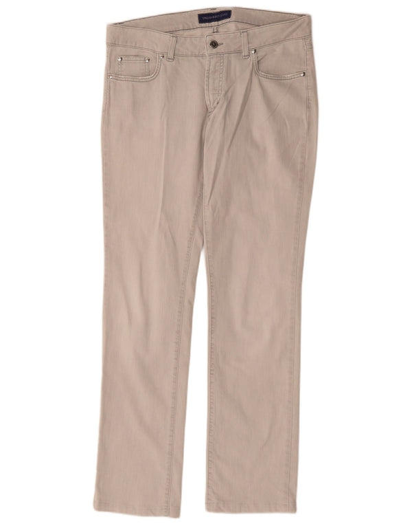 Trussardi Jeans Slim Feminino W30 L30 Algodão Cinza