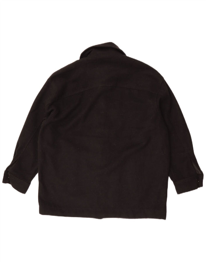 Zara Jaqueta Utilitária Oversized Feminina Reino Unido 6 XS Preto