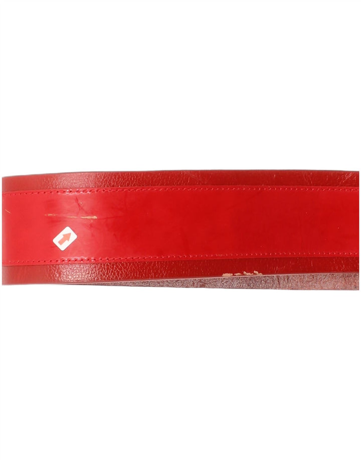 Cinto feminino de couro Coast médio L34 couro vermelho