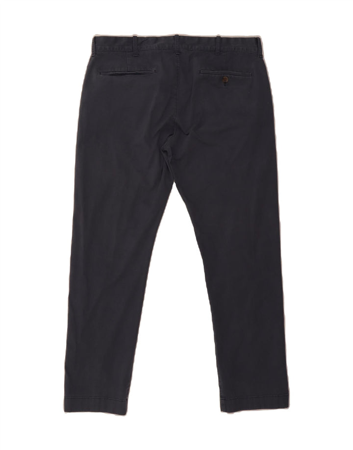 J. CREW Mens Mercantile Flex Slim Chino Trousers W34 L30 Blue Cotton Vintage J. Crew and Second-Hand J. Crew from Messina Hembry 
