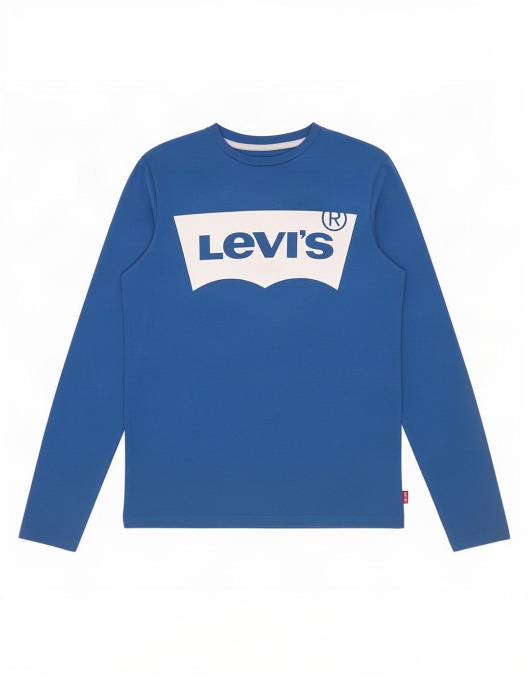Top gráfico Levi's Boys manga comprida 13-14 anos azul algodão