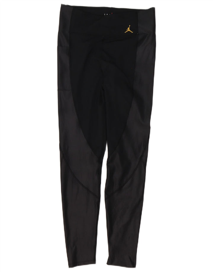 Leggings Jordan Feminina Tight Fit UK 12 Médio Preto Colorblock Poliéster