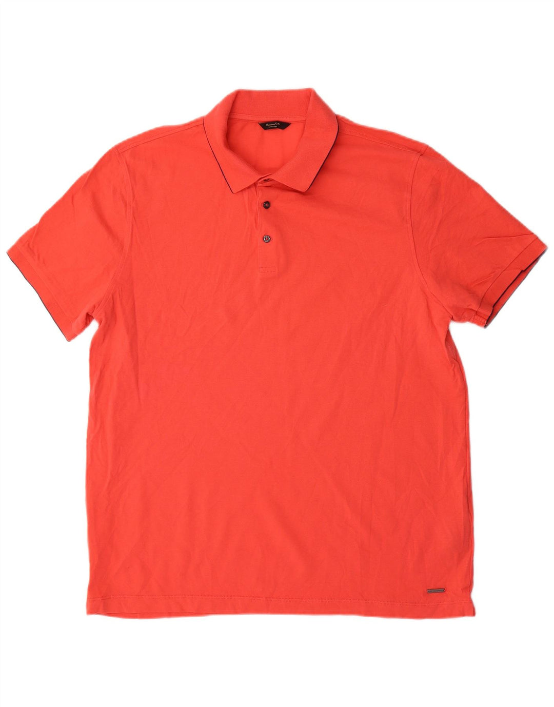 Camisa polo masculina Massimo Dutti XL algodão vermelho