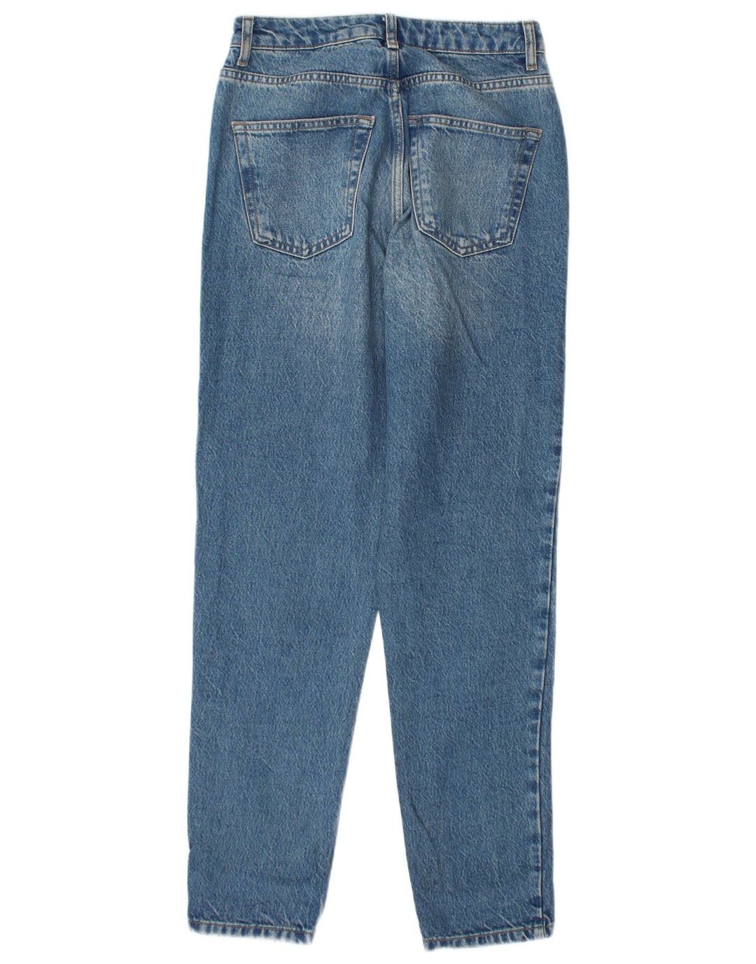 Calça jeans feminina Topshop Mom Tapered W26 L32 azul poliéster
