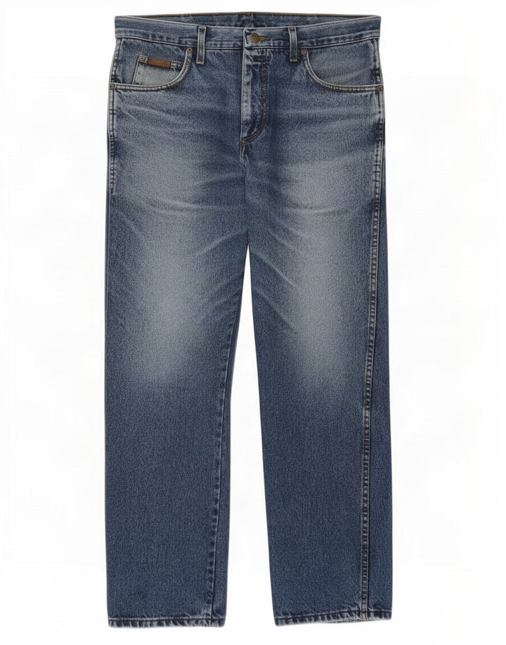 Jeans Wrangler masculino reto W34 L29 azul