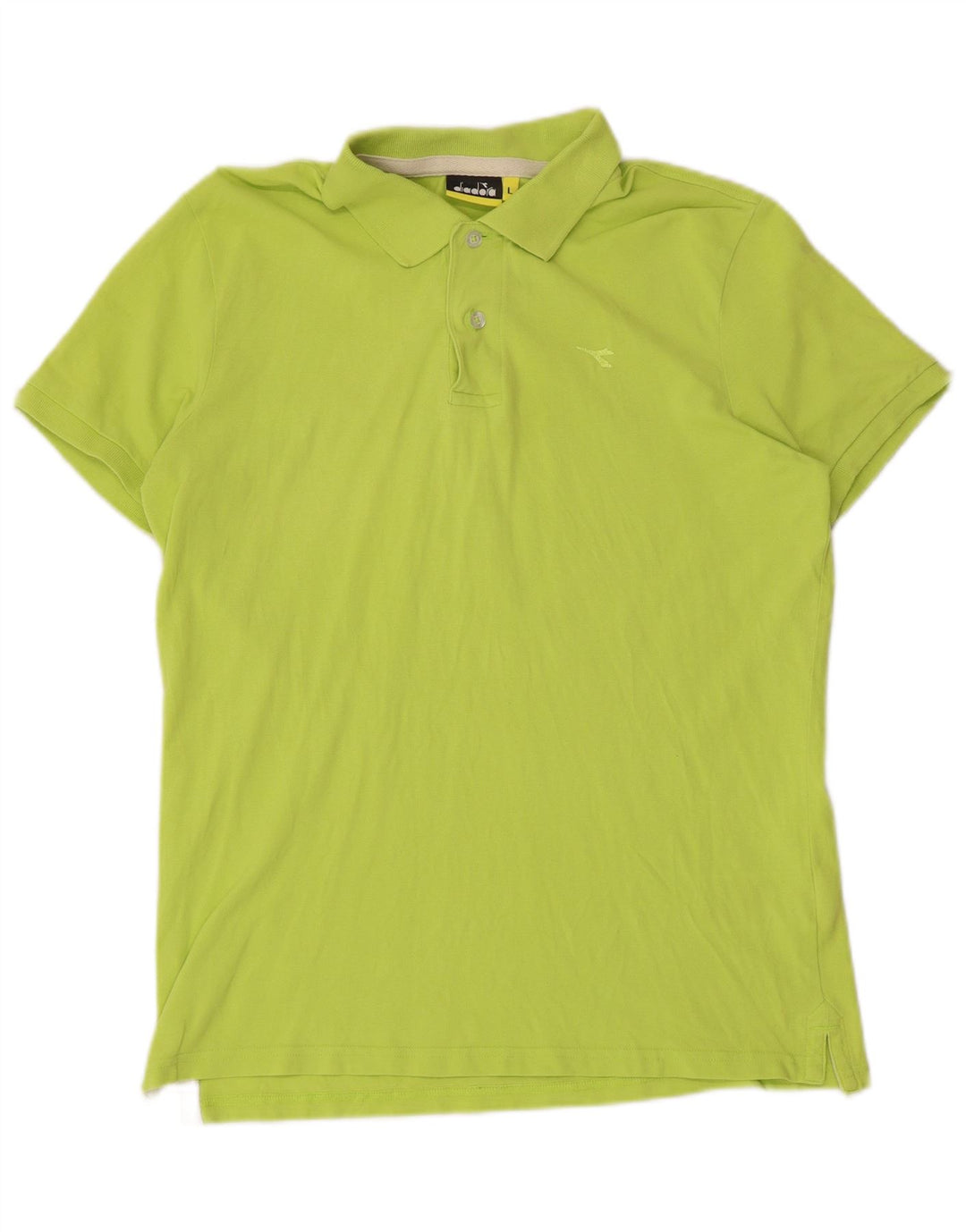 Camisa polo masculina DIADORA grande algodão verde