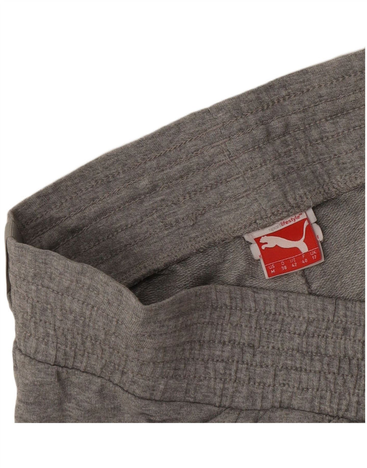 Calça de treino feminina Puma UK 12 cinza médio