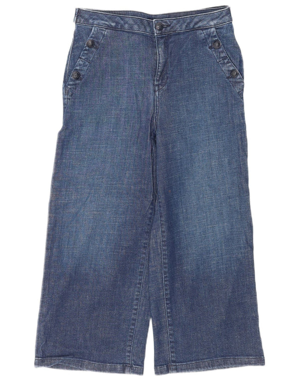 Jeans feminino Tommy Hilfiger com perna larga W29 L23 algodão azul