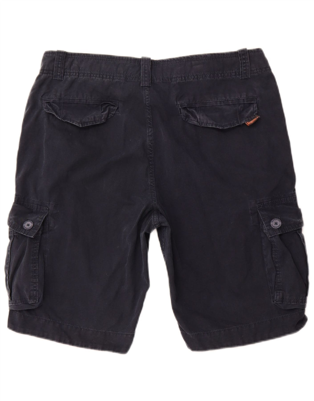 Shorts cargo masculino SUPERDRY XL W38 algodão azul marinho
