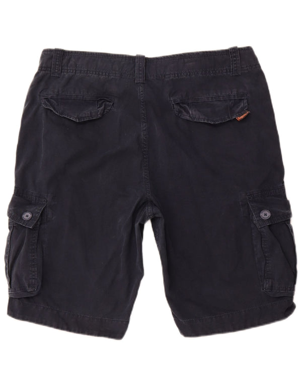 Shorts cargo masculino SUPERDRY XL W38 algodão azul marinho
