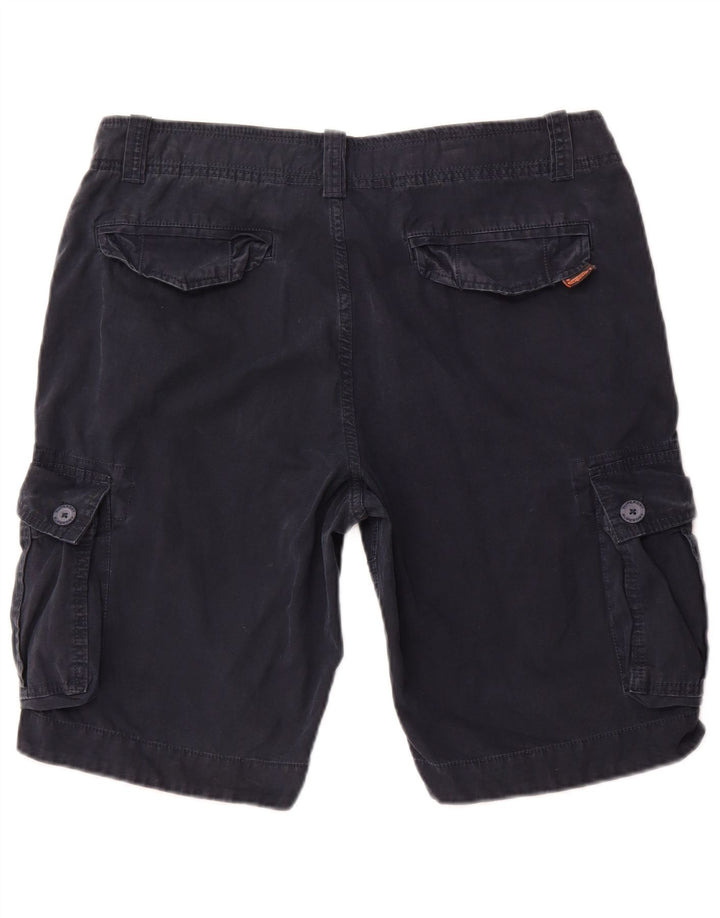 Shorts cargo masculino SUPERDRY XL W38 algodão azul marinho