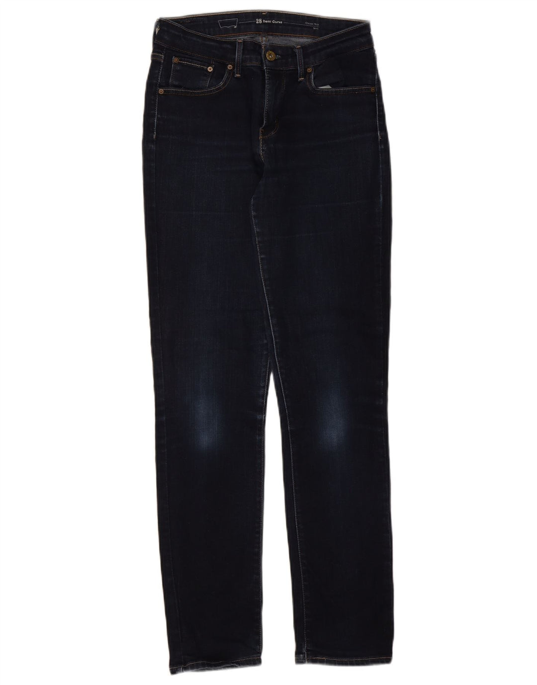 Jeans slim feminino Levi's W28 L32 algodão azul marinho