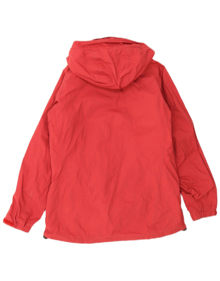 Jaqueta de chuva com capuz feminina Sprayway UK 10 pequena poliamida vermelha