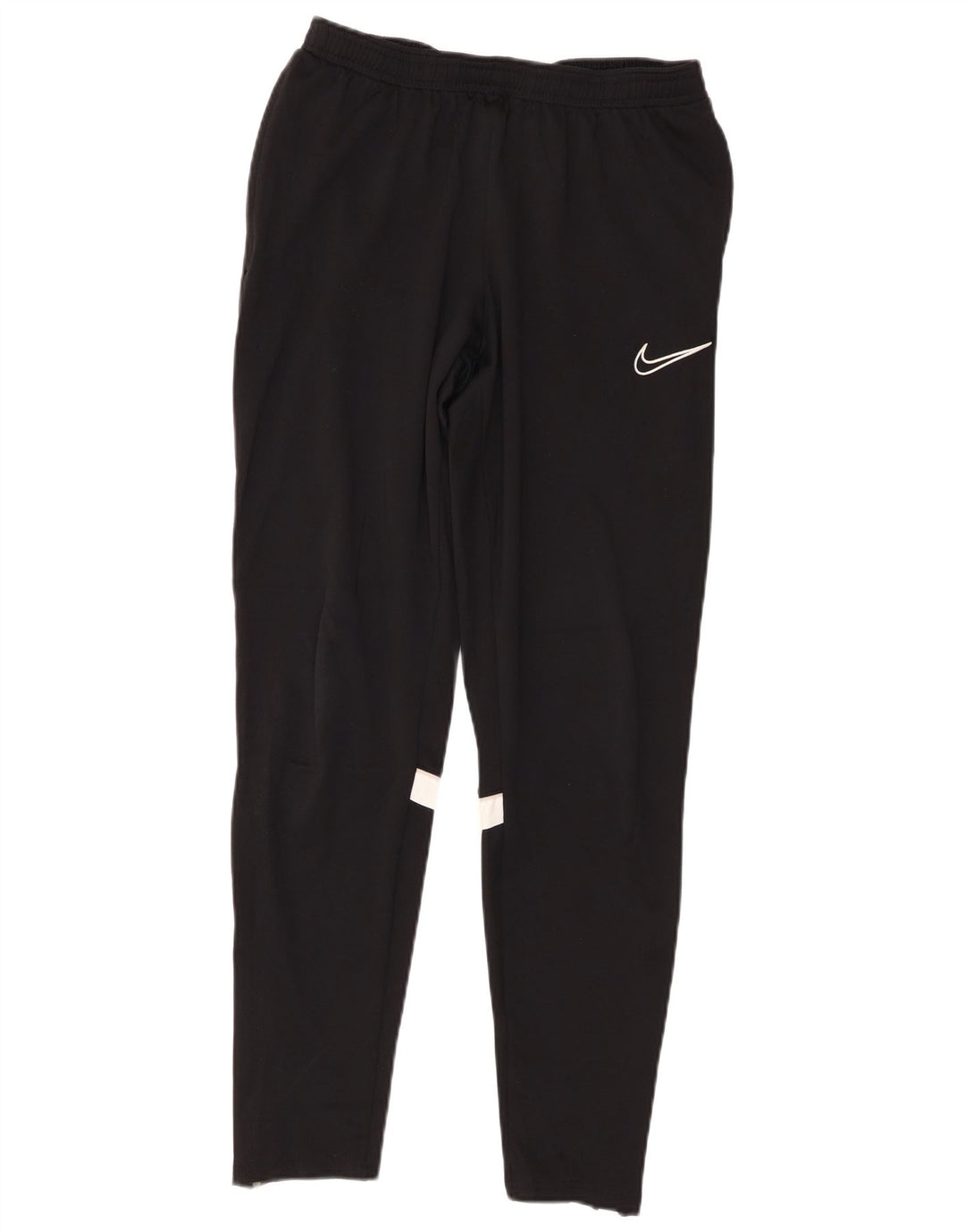 Calça de treino masculina NIKE Dri Fit médio preto colorblock poliéster