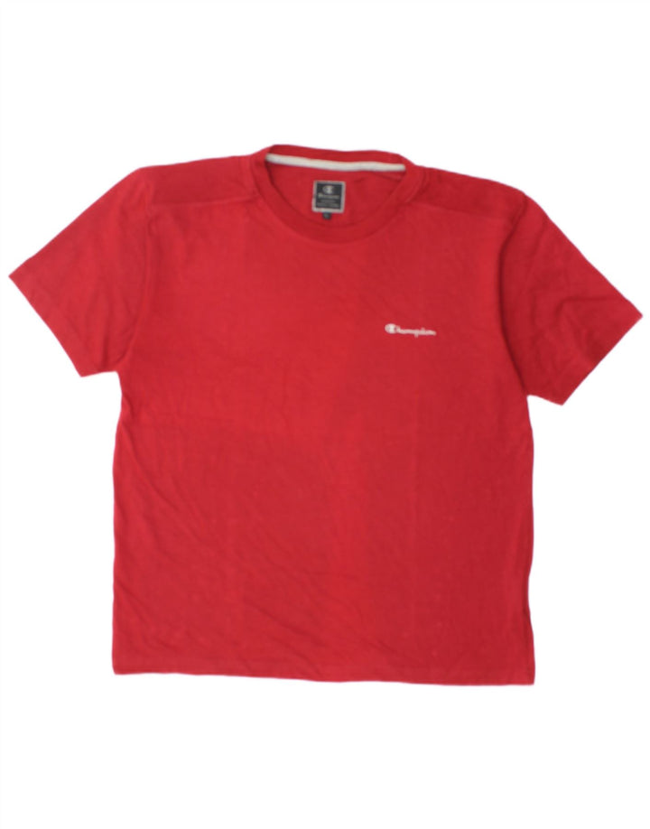 Camiseta masculina Champion grande algodão vermelho