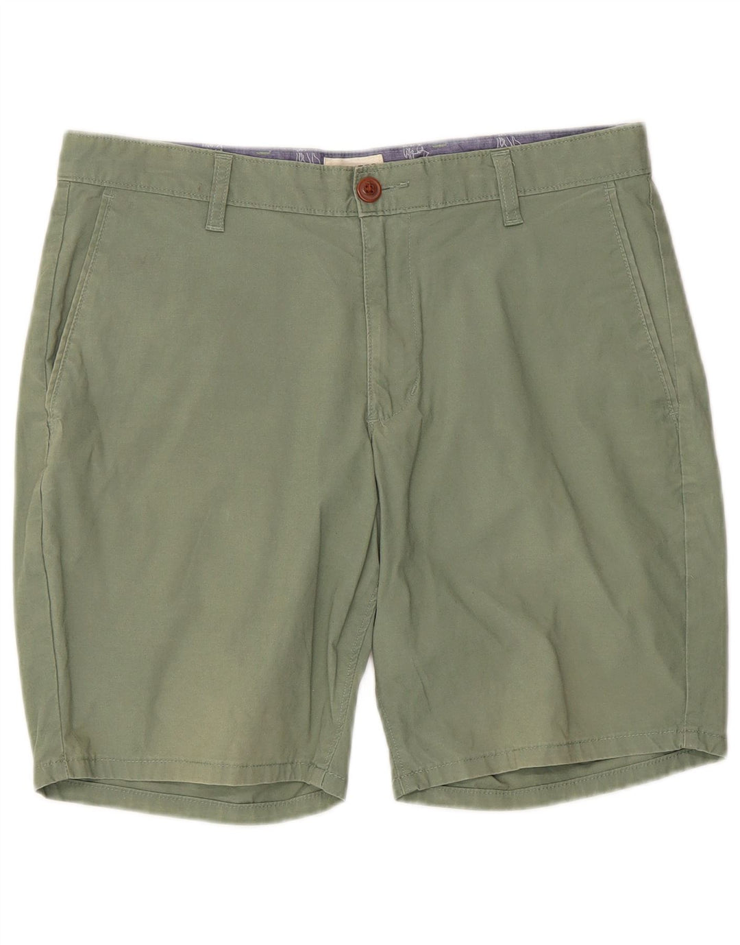 DOCKERS Mens Chino Shorts W32 Medium Khaki Cotton