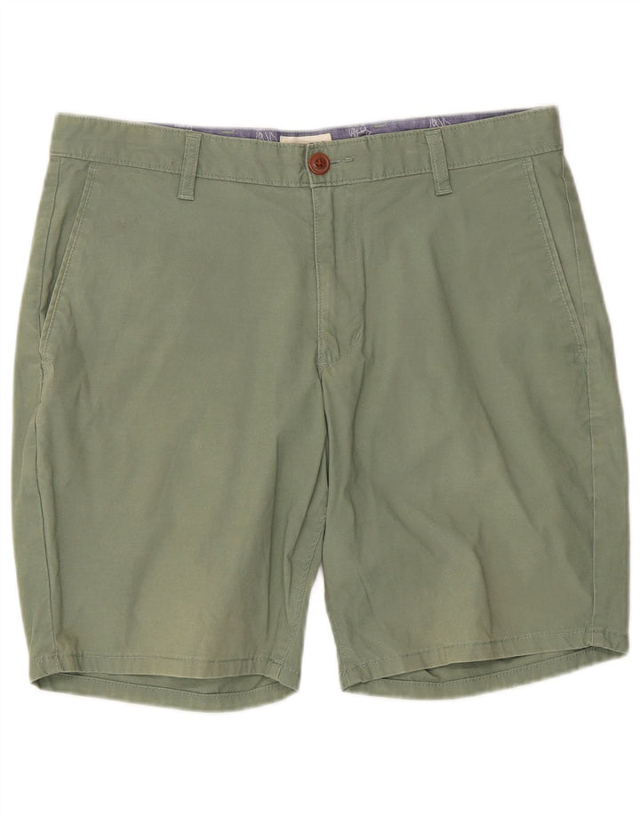 DOCKERS Mens Chino Shorts W32 Medium Khaki Cotton