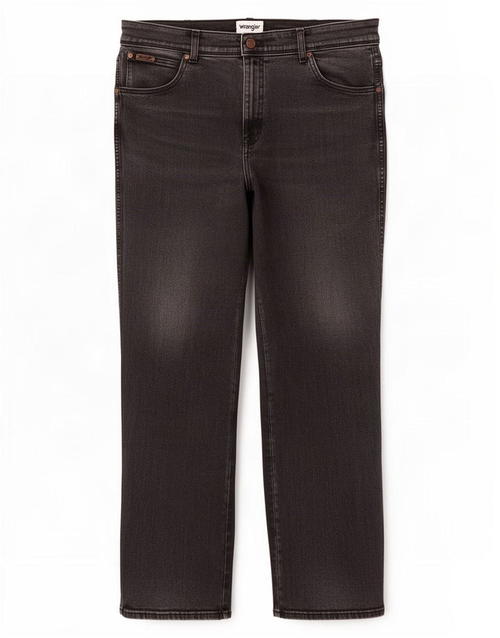 Wrangler Masculino Texas Straight Jeans W40 L32 Cinza Algodão