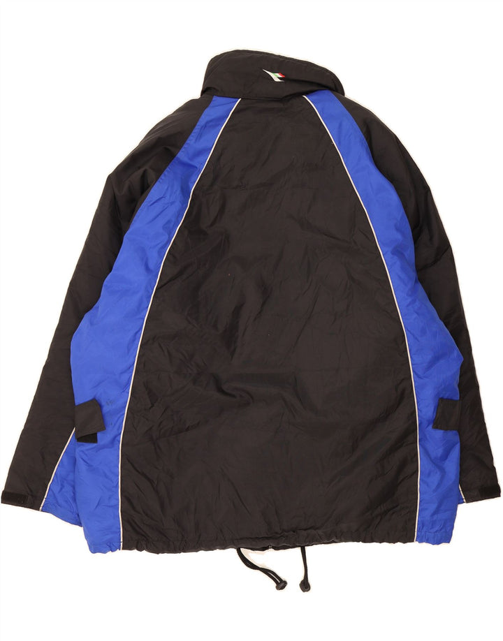 Jaqueta corta-vento masculina DIADORA UK 46 3XL preto Colourblock poliamida