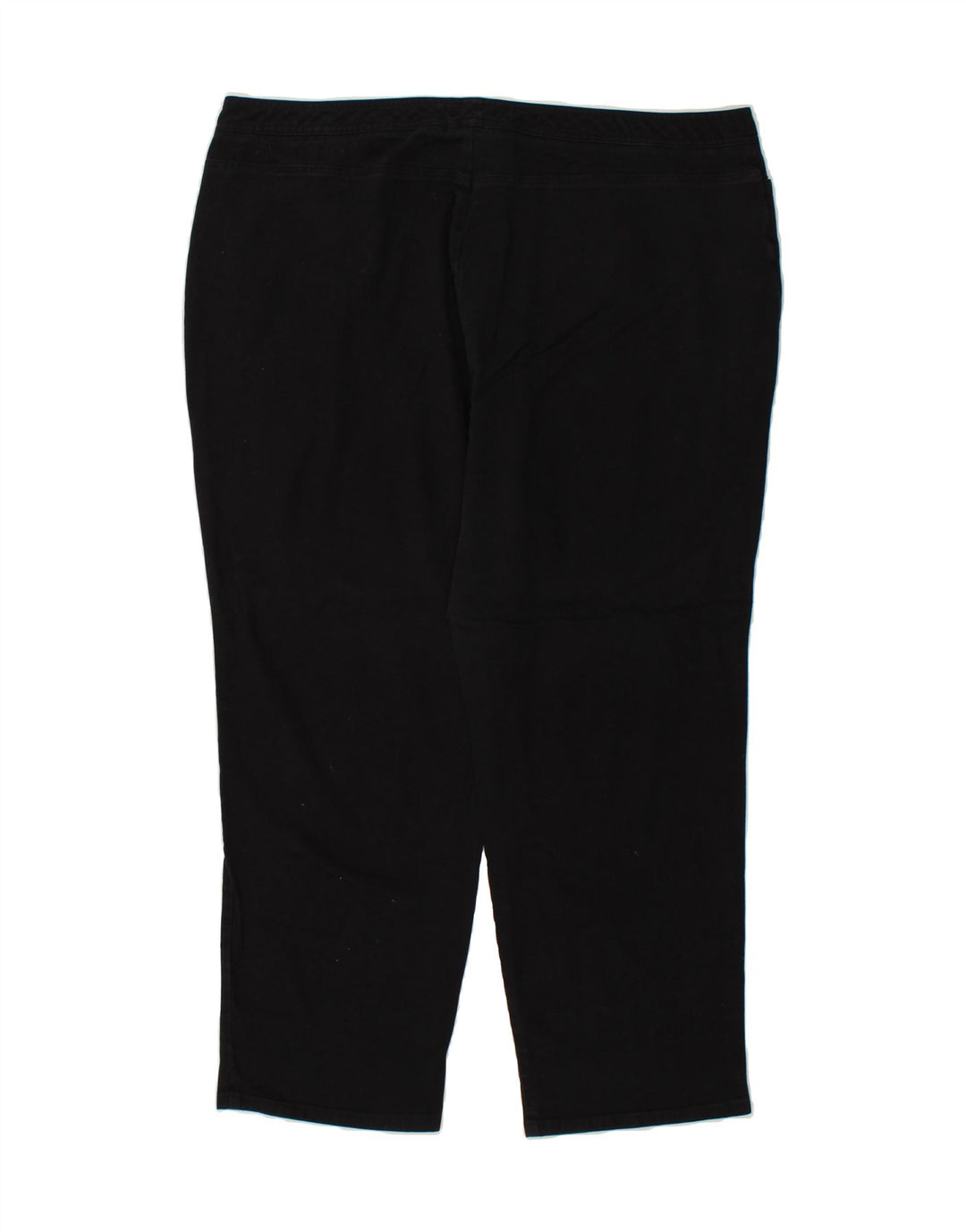 DOCKERS Womens Slim Casual Trousers W44 L28 Black Cotton Vintage Dockers and Second-Hand Dockers from Messina Hembry 