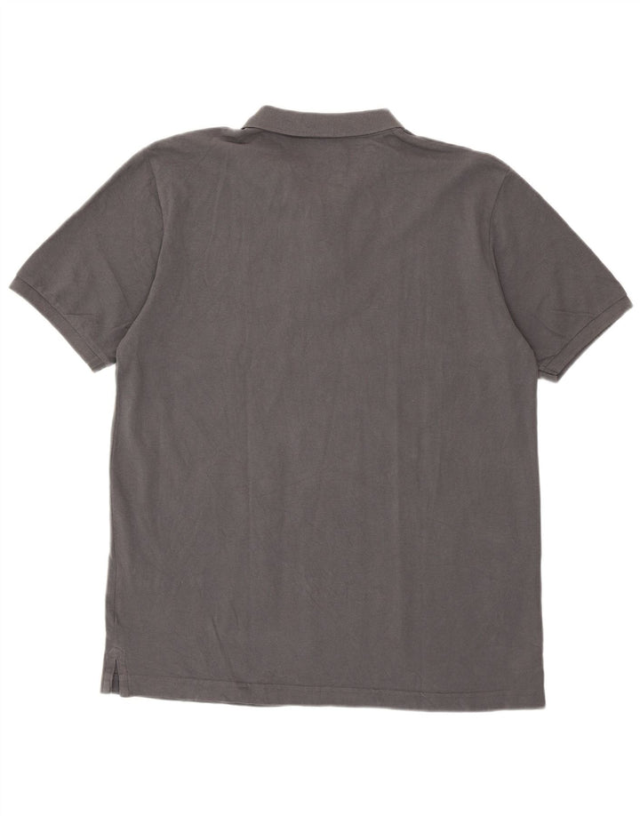 Camisa polo masculina Dack's grande algodão cinza
