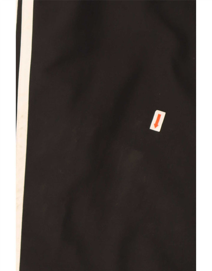 Calça de treino masculina Adidas Joggers médio preto colorblock poliéster