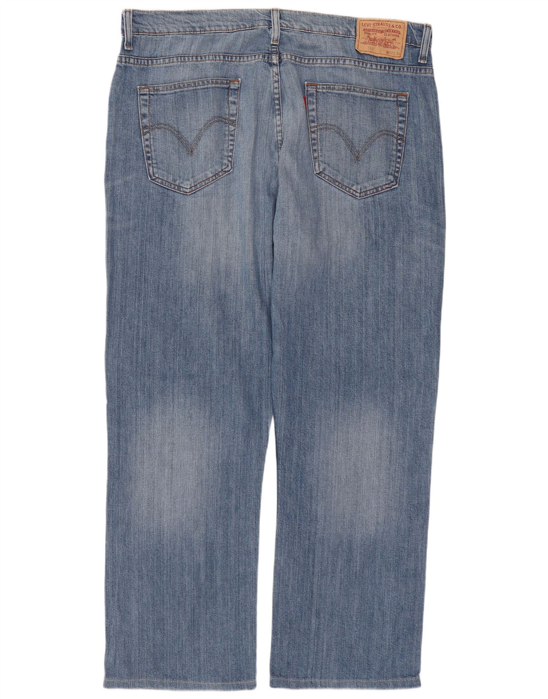 Levi's Masculino 752 Straight Jeans W38 L29 Azul Algodão