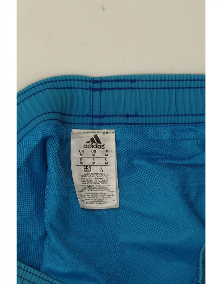 Shorts de natação masculino Adidas médio azul