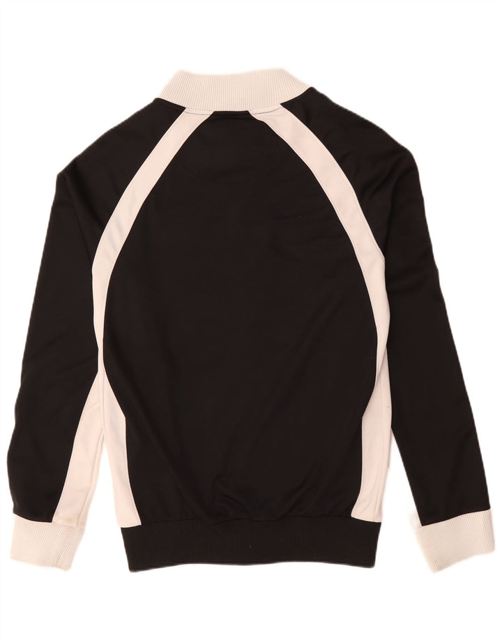 Fila Mens Tracksuit Top Jacket Pequeno Preto Colourblock Poliéster