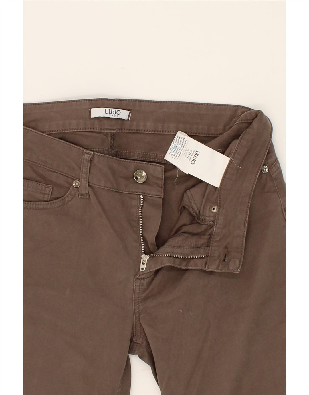 LIU JO Womens Skinny Jeans W32 L32  Brown Cotton Vintage Liu Jo and Second-Hand Liu Jo from Messina Hembry 