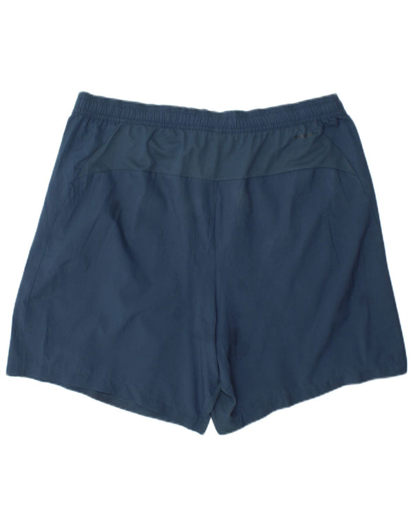 Shorts esportivos masculinos Adidas XL azul marinho