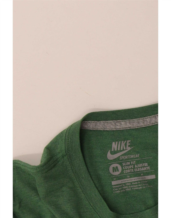 Camiseta Nike Masculina Slim Fit Graphic Top Verde Médio