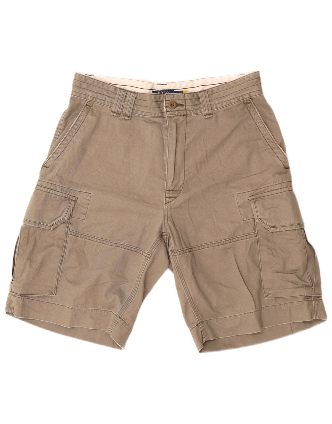 Polo Ralph Lauren Mens Cargo Shorts W32 Cinza Médio