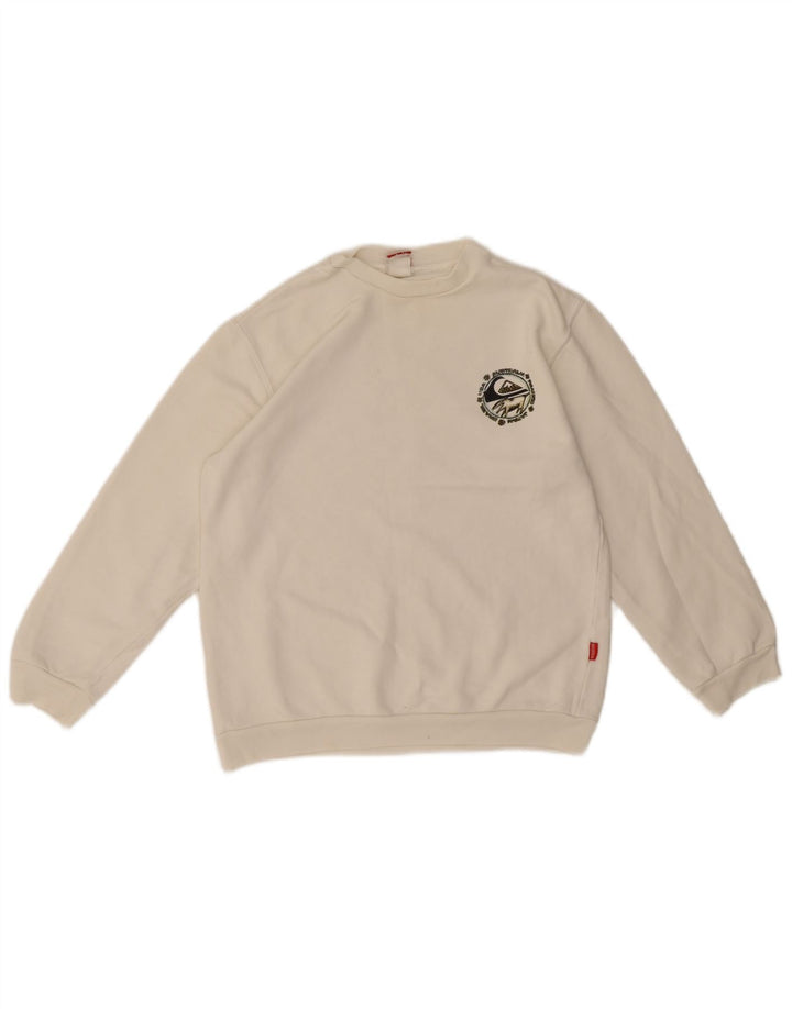 Suéter gráfico Quiksilver Boys Graphic 11-12 anos branco