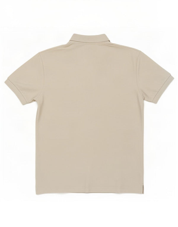 Ralph Lauren Camisa polo masculina regular de manga curta de algodão branco médio